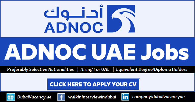 ADNOC Careers Abu Dhabi