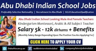 Abu Dhabi Indian School Careers