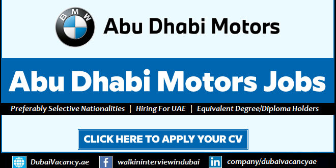 Abu Dhabi Motors Careers