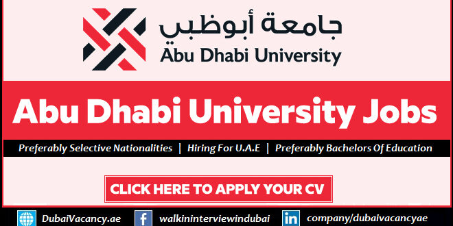 Abu Dhabi University Careers