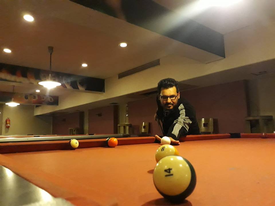 Adil Muhammad Yousuf Playing Snooker