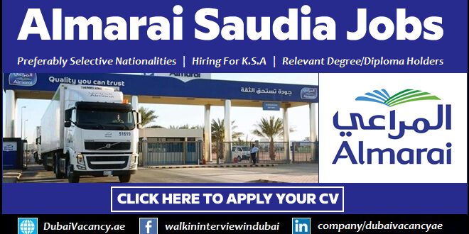 Almarai Careers Saudi Arabia