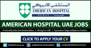 American Hospital Dubai Careers
