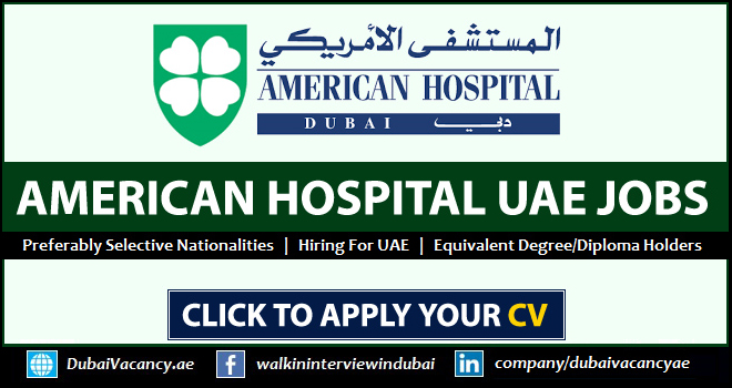 American Hospital Dubai Careers