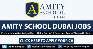 Amity School Dubai Careers