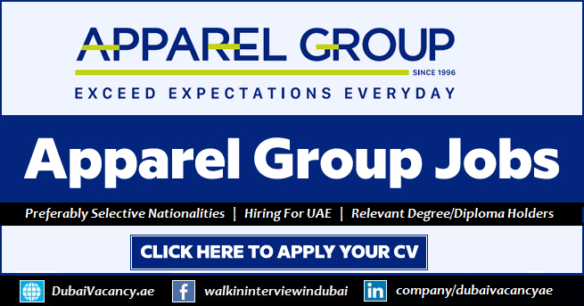Apparel Group Careers Dubai