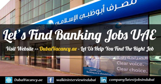 Banking Jobs in Dubai