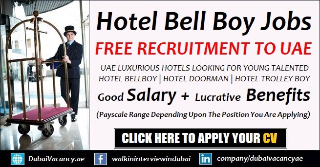 Bell Boy Jobs in Dubai