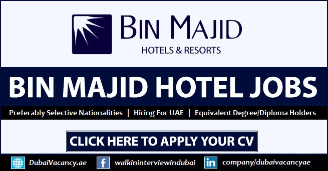 Bin Majid Hotels Careers