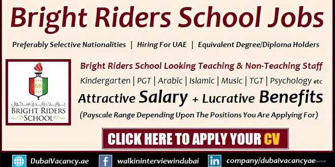 Bright Riders School Dubai Careers