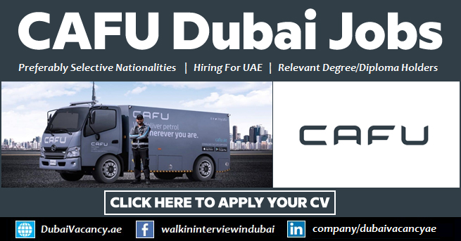 CAFU Careers in Dubai