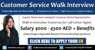 Call Center Jobs in Dubai
