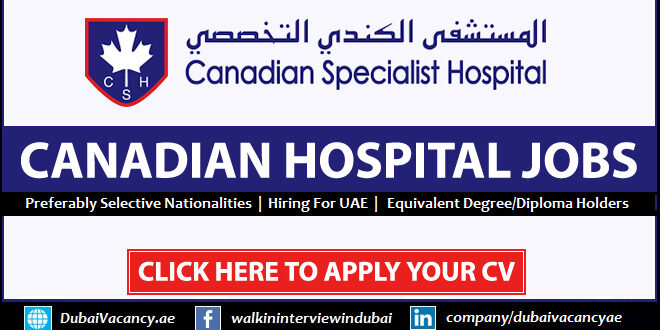 Canadian Hospital Dubai Careers