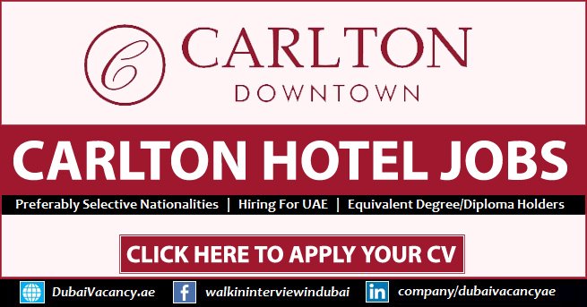 Carlton Downtown Hotel Careers