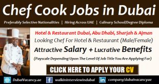 Chef Jobs in Dubai
