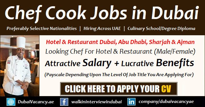 Chef Jobs in Dubai