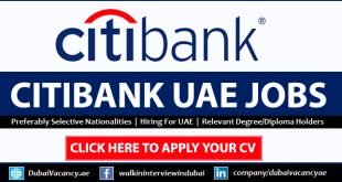 Citibank Careers Dubai
