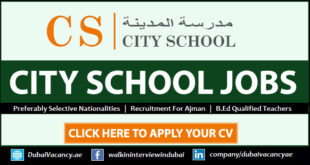 City School Ajman Careers