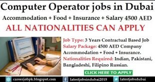 Computer Operator jobs in Dubai