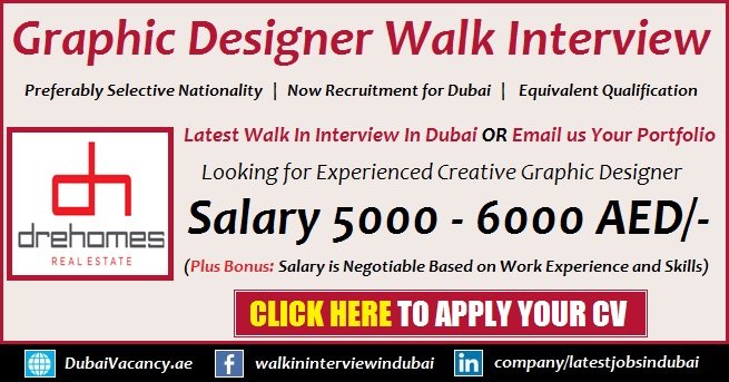Drehomes Graphic Designer Jobs Dubai Walk In Interview Apply Online,Grand Design Solitude 375res