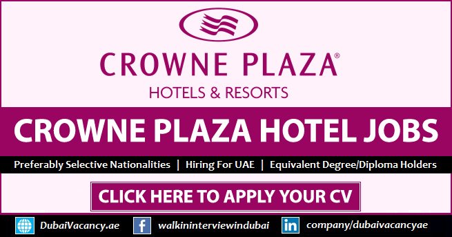 Crowne Plaza Dubai Careers