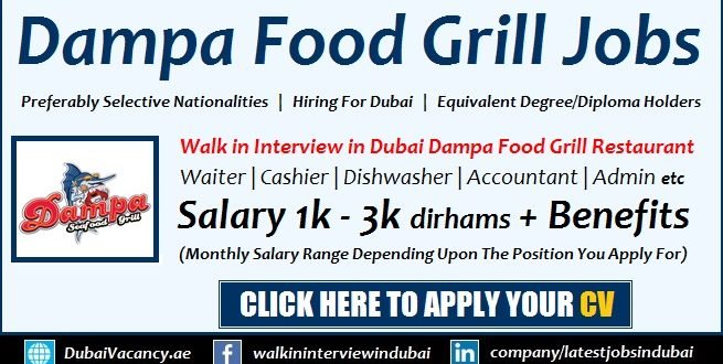Dampa Seafood Grill Careers