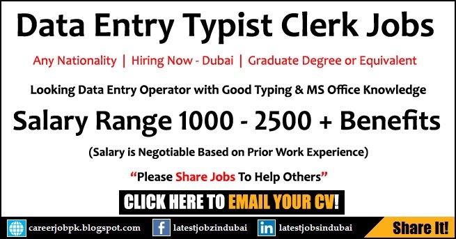 Typist Clerk Jobs