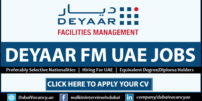 Deyaar Careers Dubai