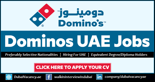 Dominos UAE Careers 2025 Join the Domino’s UAE Team 1 Dominos UAE Careers 1