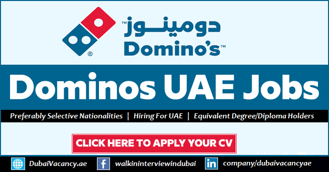 Dominos UAE Careers