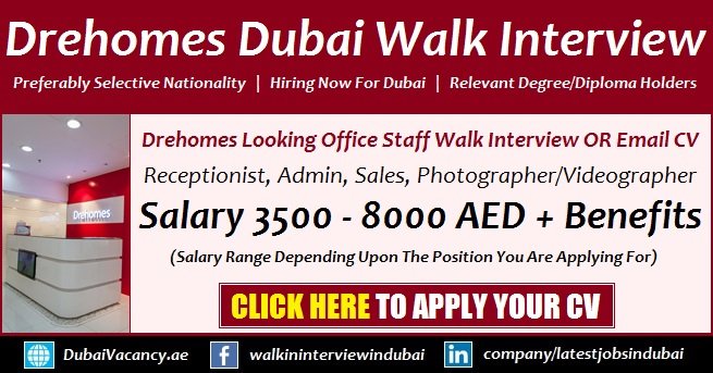 Drehomes Dubai Jobs