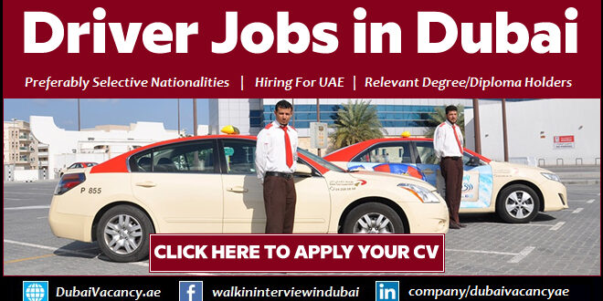 Driver Jobs in Dubai