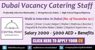 Jobs For Catering Services in Dubai