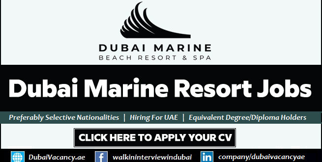 Dubai Marine Beach Resort & Spa Careers