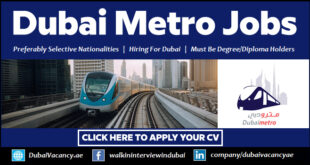 Dubai Metro Jobs