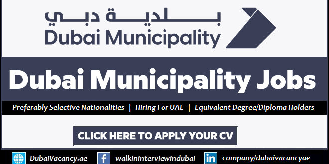 Dubai Municipality Careers