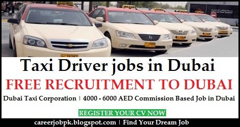 Dubai Taxi Corporation Careers Taxi Driver For Pakistani Indian Nationality