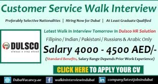 Dulsco Customer Service Jobs