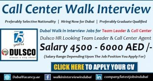 Dulsco Call Center Jobs