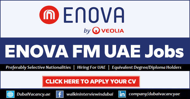ENOVA Careers in Dubai