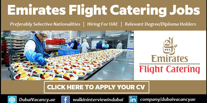Emirates Flight Catering Careers