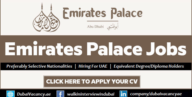 Emirates Palace Careers