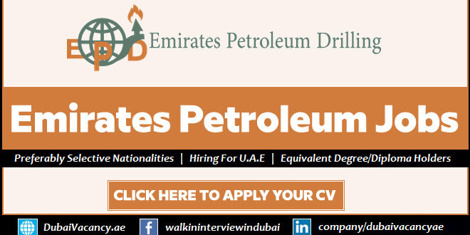 Emirates Petroleum Drilling Careers