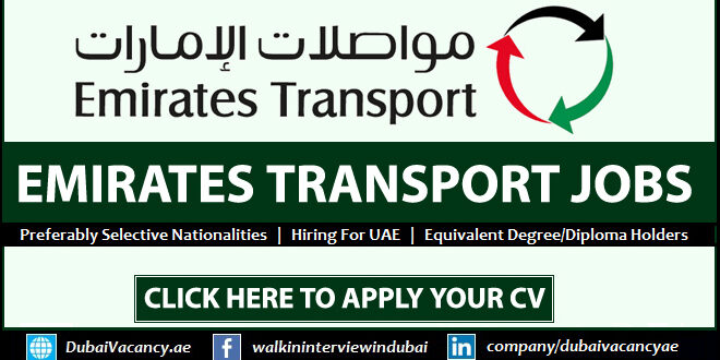Emirates Transport Careers