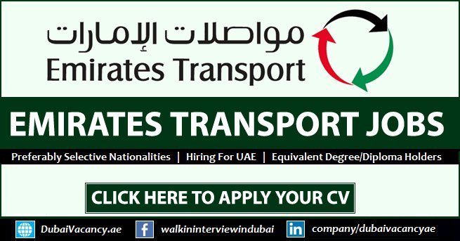 Emirates Transport Careers