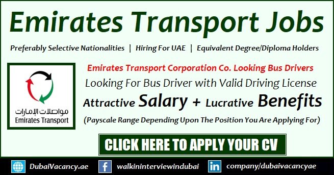 Emirates Transport Driver Jobs