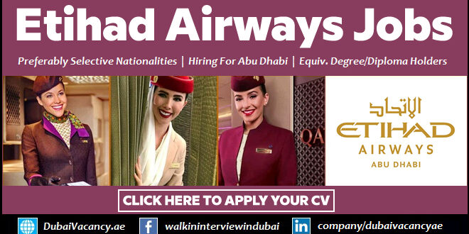 Etihad Airways Careers