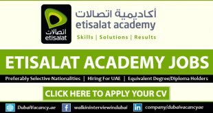 Etisalat Academy Careers