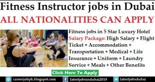 Fitness Instructor jobs in Dubai Hotels