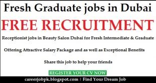 Fresh Graduate jobs in Dubai 2016